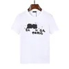 Męskie projektanci T Shirt Man Women Tshirts Designer z literami Drukuj krótkie rękawy Letnie koszule mężczyźni luźne koszulki azjatyckie