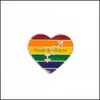 Pins Broches Ontwerp Emaille Lgbt Pride Voor Vrouwen Mannen Homo Lesbisch Regenboog Liefde Reversspeldjes Badge Mode-sieraden Accessoires In Bk Dr Otxm0