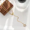 Ketten Sinya 18k Au750 Gold Feiner Schmuck Damen Damen Mütter Geschenk Leichte Hochglanz Schlüsselbein Doppellippenkette Halskette