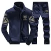 Herrspårar män våren set sportkläder spårdräkt hoodies casual huva tröjor jacka bantar 2 stycken män moleton masculino 9xl 230204