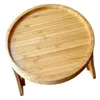 Plates Rround Sofa Armrest Clip-on Tray Unique Wooden Tableware Side Tables Platter For Remote Coffee Fruit Dessert