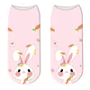 Frauen Socken Cartoon Hamster Gedruckt Mode Kawaii Mädchen Kurze Socke Lustige Harajuku Weiche Baumwolle Niedrigen Knöchel Für Weibliche