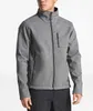 Mens Softshell North Jackets 패션 브랜드 캐주얼 양털 스키 따뜻한 얼굴 코트 야외 바람 방향 절정