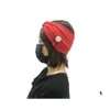 Headbands Fashion Solid Plain Polyester Sports Headwraps Scrunchies For Women Daily Boutique Yoga Headwear Face Mask Holder Hair Dro Dh5Ph