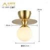 Ceiling Lights LOFT Iron Brass Light Sitting Room Corridor Of The Bedroom Lamp Lighting