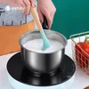 Pot à lait WORTHBUY antiadhésif polyvalent avec couvercle en verre casserole en acier inoxydable cuisson pour soupe bouillie cuisine ustensiles de cuisine 230204