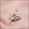 Nose Rings Studs Fashion Butterfly Shape Clip On Star Fake Piercing Cross Jewelry Drop Delivery Body Otpur