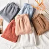 Women's Sleepwear Female Winter Casual Home Pants Thicken Warm Women's Trousers Flannel Pajama Bottoms Coral Fleece Lounge Wear