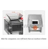 Máquina cortadora de carne, cortadora de verduras de escritorio económica, rebanadora eléctrica comercial pequeña, trituradora de carne de vacuno