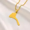 Pendant Necklaces Gold Filled Fashion Maps For Women Color Choker Necklace Mascot Jewelry Wedding Brithday GirlsGifts