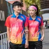 Outdoor T -shirts Men Vrouwen tennis T -shirt Snel droge t shirts meisje badminton tafel kleding man atletische tops tee 40 230204