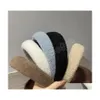 Headbands Fashion Womens Hair Accessories Winter Warm Sponge Plush Headband Casual Soft Turban Girls Hairband Drop Delivery Jewelry Dhzeu