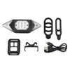 Fietslichten SMART Wireless Remote Regeling Cycling Turn Signal achterlicht USB Bicycle Oplaadbare achter LED -waarschuwingslamp 230204