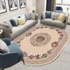 Carpet Nordic Light Luxury Oval Living Room Irregular Home Decoration Bedroom s Washable Lounge Rug el Lobby Rugs 230204