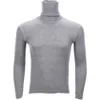 T-shirts pour hommes T-shirts à col roulé pour hommes Hommes Casual T-shirts à manches longues solides Automne Hiver Mans Slim T-shirts Tops Vêtements 230203