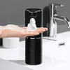 Flytande tvål dispenser svart automatisk skum tvål dispenser hushåll induktion hand sanitizer dispenser badrum smart USB laddning tvål dispenser 230203