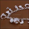 Bracelets à breloques Bracelet jonc à breloques pour femme Infinity 925 Ale Sterling Sier Yzedibleshop Drop Delivery Jewelry Dh5Kd