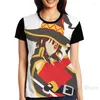 Magliette da uomo Megumin Konosuba T-shirt da uomo Donna Stampa all over Fashion Girl Shirt Boy Tops Tees Magliette a maniche corte