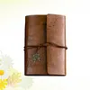 Bloc-notes Retro Creative Notebook Beautiful Bandage A6 Loose-Leaf For Office School Home (Marron)