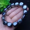 Strand Natural Terahertz Sugar Cubes Beads Bracelet Energy Stone DIY Jewelry For Man Woman Wholesale