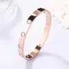 Classic bracelet men designer bracelets jewelry luxurious jewelry evening shiny ornaments plated gold silver screw bangle lovers nice gift womens love bracelet