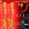 Strings Creative Simulated Firecracker Lamp Smart RGB IC App Remote Control Light Christmas Chase Year Spring Festival Home Decor