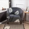 Stol täcker europeisk singel soffa täcker sträcka slitstarka blommuttryck soffa fåtölj möbler skyddsdekoration