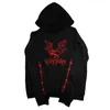 Men's Hoodies Autumn Hoodie Male European And American Trend Loose Long Sleeve Cuff Embroidered Coat
