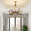 Lampadari XUANZHAO Vintage Francese Bianco Bella Bambini Porcellana Illuminazione Decorativa Stile Europeo Lusso Squisito Sala Lampadario