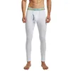 Men's Sleepwear Winter Thermal Underwear Men Pants Stretch Male Autumn Thermo Comfortable Warm Long Johns Cotton M-XXL Comfort Tight Fitting