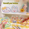 Ящики для хранения Kawaii Holder Organizer ins Creative Acrilic Cute Desktop Decoration Transparent Student Catatire Box