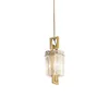 Pendant Lamps Light Luxury Post-modern Minimalist Living Room Dining Bar Chandelier Bedroom All Copper Chinese Crystal