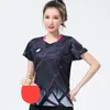 T-shirts d'extérieur Costumes de tennis de table pour hommes et femmes Entraînement de compétition à manches courtes 40 230204