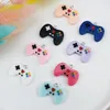 Party Favor Cute Game Controller Keychains Resin Handle Keyring Fasahion Pendant DIY Gamepad Shape Key Ring Earring 9 Colors INS