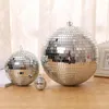 Party Decoration Mirror Ball 25-30 cm Christmas Tree Ornaments Bar Disco Hanging Cake Home Year Gift
