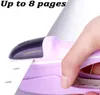 Staplers Non-Staple Stapler Stapling Machine Mini Cute Book Stapleless Stapler Stapling Stapler Free Staple Staple Stapler 230203