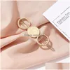 Клипы для волос Barrettes модные украшения конфеты Circle Hollow Out Hairpin сладкая девушка Barrette Clip Headship Bobby Pin