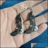 Charme mignon acrylique oiseau boucles d'oreilles pour les femmes drôle colibri Pigeon aigle hibou perroquet Animal goutte boucle d'oreille nouveauté livraison de bijoux Otfka