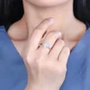 Wedding Rings Gorgeous Luxury Bridal Ring Full Shiny Zirconia Exquisite Design Engagement Accessories Gift Novel Party JewelryWedding