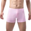 Sous-pants Sexy Mens Boxer Shorts sous-vêtements Sous-corps décontracté Collants Cotton Men de maillot de bain Swimming Long Trunks