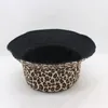 Cloches 2023 Fashion Summer Reversible Cappello Pescatore Leopard Fisherman Caps Bucket Hats For Womens Ladies1