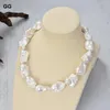 Pendant Necklaces GuaiGuai Jewelry Classic Pearl Necklace Nautral White Keshi Baroque For Women