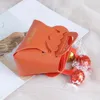 Cadeau cadeau 1pcs sacs en cuir sac de faveur de mariage pour invité mini sac à main coeur bonbons boîte d'emballage douche anniversaire