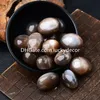 Natural Black Skeletal Sunstone Moonstone Tumbled Stones Arts Freeform Energizing Cleansing Root Chakra Crystal Tumblestone Polished Smooth Shinny Quartz Rocks