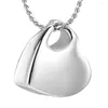 Chains Cremation Urn Necklace For Ashes Jewelry Stainless Steel Keepsake Waterproof Memorial Pendant Women Men