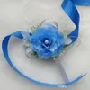 Fiori decorativi da polso da sposa corpetto di fiori damigella d'onore sorelle mano matrimonio ballo di fine anno braccialetto di seta artificiale JM0178