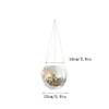 Disco Ball Planter Globe Shape Hanging Vase Flower Planter Pots Rep Hanging Wall Homw Decor Vase Container Room Decoration