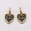 femmes canal bijoux boucles d'oreilles trèfle boucles d'oreilles perles boucles d'oreilles accessoires de luxe coeur or argent diamant goujons boucle d'oreille fête de mariage cadeau de Saint Valentin