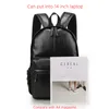 Backpack VORMOR Brand Men Leather School Bag Fashion Waterproof Travel Casual Book Male 230204