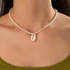 Choker Chokers Doconaluxury Pearl Stone Necklace for Women Charming Summerシェル